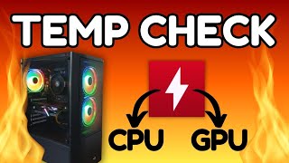 How to Read Out CPU amp GPU Temperature HW Monitor  StressMyPC  Furmark [upl. by Wurster]