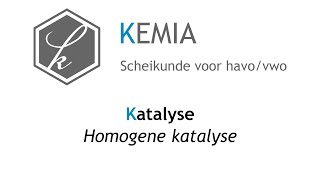 Katalyse Homogene katalyse [upl. by Let]