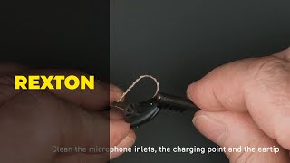 How to clean a RIC hearing aid  REXTON Hearing Aids [upl. by Adnilrem601]