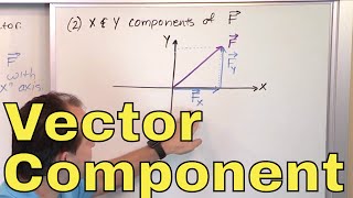 17  Calculating Vector Components in Physics Part 1 Component form of a Vector [upl. by Zena136]