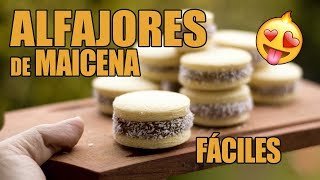 🇦🇷CÓMO HACER ALFAJORES DE MAICENA  PASO A PASO [upl. by Torhert]