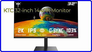 REVIEW 2024 KTC 32inch 1440P Monitor ESSENTIAL details [upl. by Cornie328]