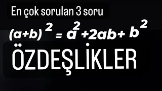 Özdeşlikler  lgstytmatematikkpss  antrenmanlarla matematik 1  temel matematik [upl. by Ayahsal775]