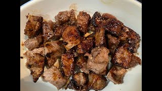 Marinated Sirloin Steak Tips Recipe [upl. by Bronnie232]