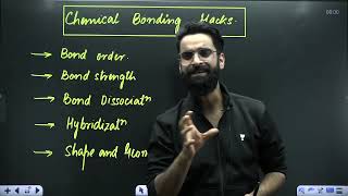 Get 16 Marks in 8 Minutes🔥Chemical Bonding Hacks🔥 Wassim Bhat  NEET 2024 [upl. by Fesuy]