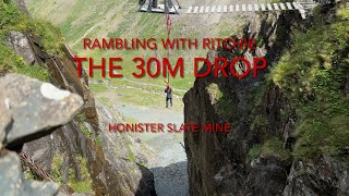 Rambling With Ritchie The 30m Drop at Honister Slate Mine [upl. by Hanoj]