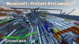 Minecraft quotProjekt Stellwerkquot Showcase  Vereinfachtes Stellwerk in Minecraft [upl. by Joashus129]