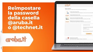 Reimpostare la password della casella arubait o technetit [upl. by Oster]