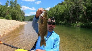 Jacks Fork River Bay Creek to Alley Spring Ozark National Scenic Riverways [upl. by Hickie]