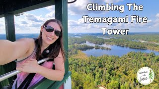 Climbing The Temagami Fire Tower [upl. by Anerbes]