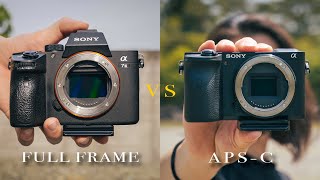 Full Frame or APSC Which Is For You  Sony A7III vs A6600 [upl. by Anchie343]