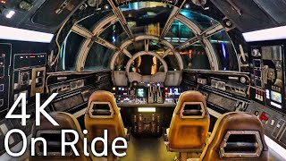 4K Millennium Falcon Smugglers Run  On Ride 2022  Disneys Hollywood Studios [upl. by Loydie]