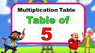 Multiplication Table of 5  5 ka table  Math table  5 ka pahada  Table tricks [upl. by Aled]