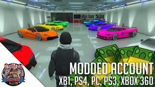 GTA 5 ONLINE HOW TO MAKE A MODDED ACCOUNT XB1 PS4 PC [upl. by Geis]