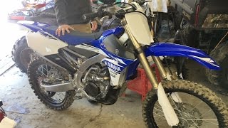 2017 Yz250f Start up [upl. by Asenaj]