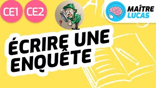 Écrire une enquête CE1  CE2  Cycle 2  Français  Production décrits [upl. by Yaner]