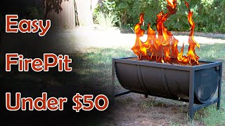 DIY Fire Pit  Basic Welding [upl. by Ahtimat673]