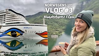 Norwegens Fjorde mit AIDAperla Vlog 3 Abwechslungsreiches Flåm [upl. by Mihalco]