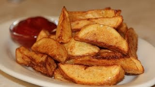 Fried Potato Wedges Recipe  French Fries Recipe [upl. by Tommie651]