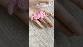 😻 Easy Crochet Cat Keychain Tutorial on YouTube step by step shorts crochet [upl. by Antoni]