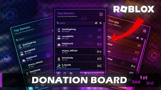 Monetize your Roblox game  Donation Board [upl. by Celestia]