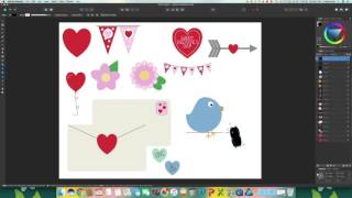 How To Create Birds In Affinity Designer [upl. by Niraa]