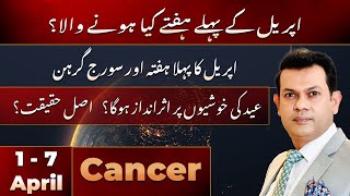 cancer Weekly HOROSCOPE 1 April to 7 April 2024 [upl. by Burbank]