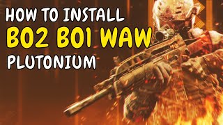 HOW TO INSTALL BO2 BO1 amp WAW PLUTONIUM 2024 [upl. by Megen]