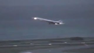 Concorde Air France take off from Nice [upl. by Trilbi]