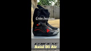 Dainese Axial D1 Air Bot İnceleme [upl. by Glimp]