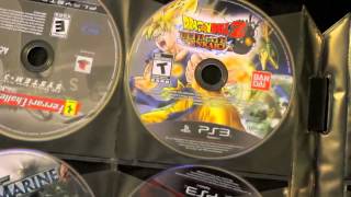 PT3 LIL B SHOWS HIS PS2 DREAMCASTSEG SATURNPS3GAMECUBE COLLECTION OVER 300GAMES [upl. by Yenatirb]