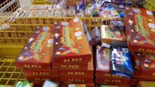 Tesco Malaysia Selling Happy Boom Fireworks For CNY 2018 [upl. by Amar495]