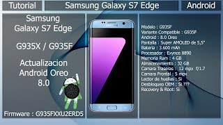 Actualizar a Android 80 Oreo  Binario 2  Samsung Galaxy S7 Edge G935F [upl. by Imuya]