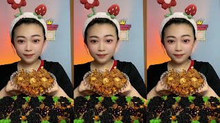 Miao  ASMR TOBIKO EGGS  FLYING FISH ROE  EXTREME EATING SOUNDS [upl. by Samford]