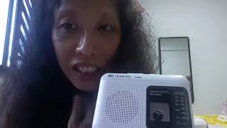 Unboxing Lazadasg S2533 RETEKESS Cassette Tape Radio Player on 6th Sep 2021 [upl. by Nenad]