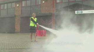 Fire Safety Training  How to Use a POWDER Fire Extinguisher [upl. by Nadab]