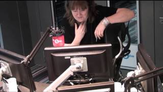 Shelagh Fogarty screams at a mouse in the studio [upl. by Attecnoc]