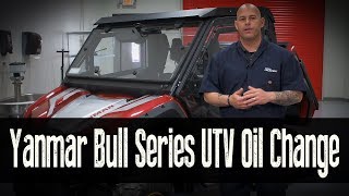 YANMAR Bull series UTV Oil Change [upl. by Averyl]