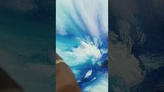 Acrylic painting techniques art shorts acrylicpainting abstractart [upl. by Ainedrag305]