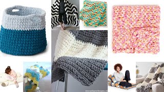 Make This 35 Free Bernat Blanket Yarn Projects Super Bulky Yarn Crochet Patterns [upl. by Orme333]