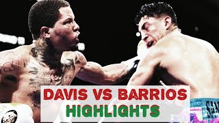 Davis Vs Barrios Highlights Fight highlights boxing sports [upl. by Alica]