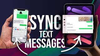 How to Connect Your iPhone to Your iPad Messages sync [upl. by Chun]