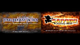 Final Fantasy Tactics And Saiyuki Journey West PsxPs1 Gameplay The 112 Stars [upl. by Ronnoc]