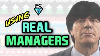 FIFA 19 USING REAL MANAGERS [upl. by Eidda]