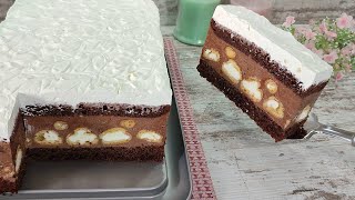 Dieses Rezept kennen nur wenige Dieser Kuchen schmeckt wie eine echte Torte WindbeutelSchokokuchen [upl. by Notxed]