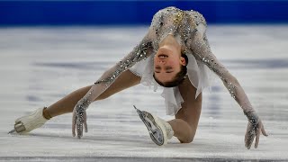 14yearold Isabeau Levito slays audience places 4th in short program at US Championships [upl. by Gathers]