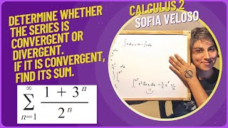 11232 ∑ 13n2n Determine whether the geometric series is convergent or divergent [upl. by Ledua]