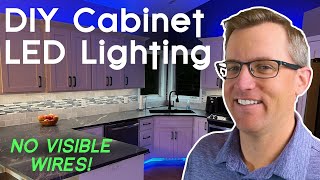 Ultimate Guide to DIY Cabinet LED lights  full install [upl. by Corvese]