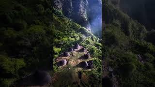 Wae Rebo is Traditional village in Manggarai Regency Flores Island Indonesia 🇮🇩 videoshort [upl. by Oraneg]