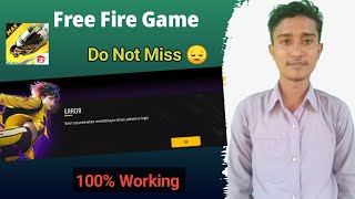 error occurred when connecting to server please relogin free fire [upl. by Namzzaj]